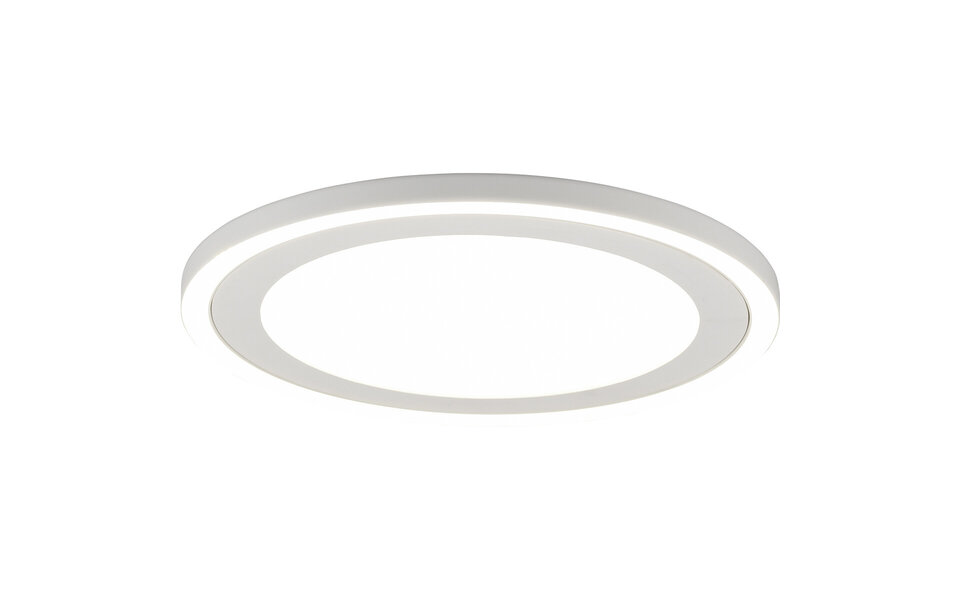 HLW LED LED Ceiling Light - Ceiling Lighting - Trion Coman - 24.5W - Natural White 4000K - Round - Matte White - Plastic