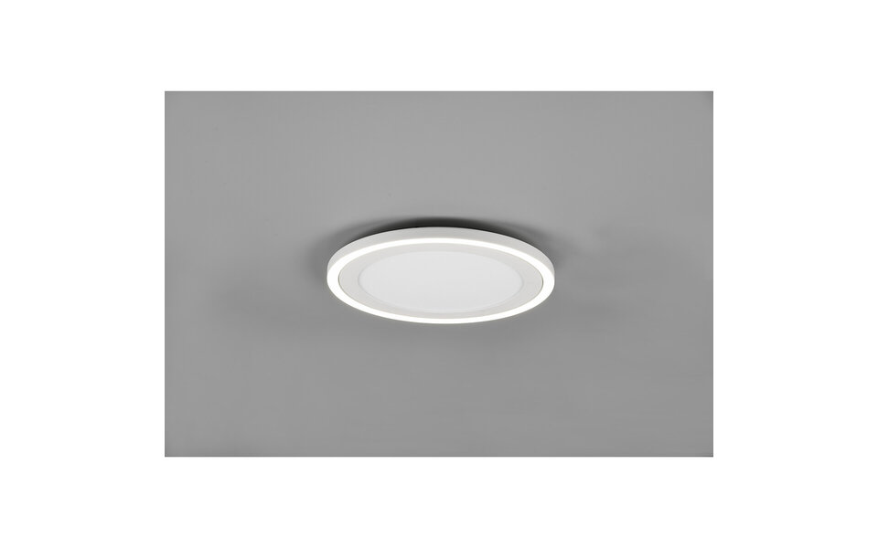 HLW LED LED Ceiling Light - Ceiling Lighting - Trion Coman - 24.5W - Natural White 4000K - Round - Matte White - Plastic
