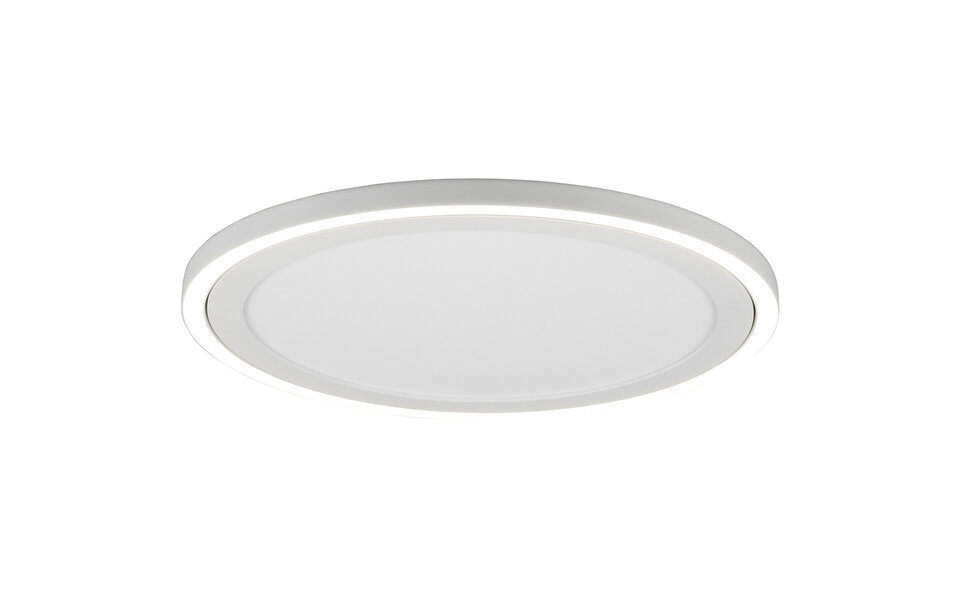 HLW LED LED Ceiling Light - Ceiling Lighting - Trion Coman - 29W - Natural White 4000K - Round - Matt White - Plastic