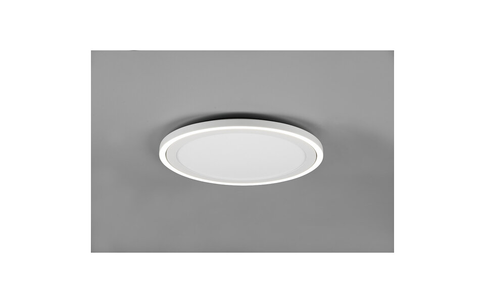 HLW LED LED Plafondlamp - Plafondverlichting - Trion Coman - 29W - Natuurlijk Wit 4000K - Rond - Mat Wit - Kunststof