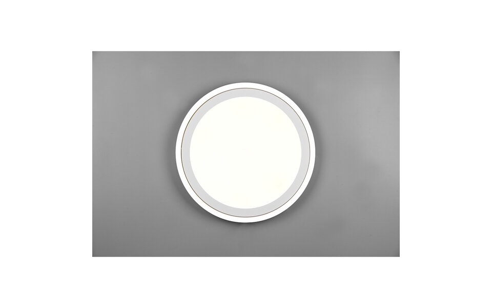 HLW LED LED Ceiling Light - Ceiling Lighting - Trion Coman - 29W - Natural White 4000K - Round - Matt White - Plastic