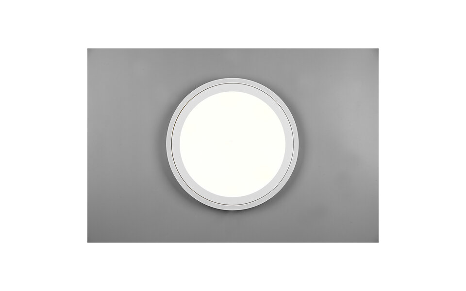 HLW LED LED Ceiling Light - Ceiling Lighting - Trion Coman - 29W - Natural White 4000K - Round - Matt White - Plastic