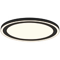 LED Ceiling Lamp - Ceiling Lighting - Trion Coman - 29W - Warm White 3000K - Round - Matte Black - Plastic