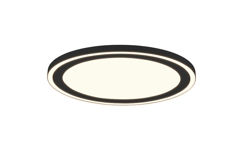 HLW LED LED Plafondlamp - Plafondverlichting - Trion Coman - 29W - Warm Wit 3000K - Rond - Mat Zwart - Kunststof HLW LED LED Plafondlamp - Plafondverlichting - Trion Coman - 29W - Warm Wit 3000K - Rond - Mat Zwart - Kunststof