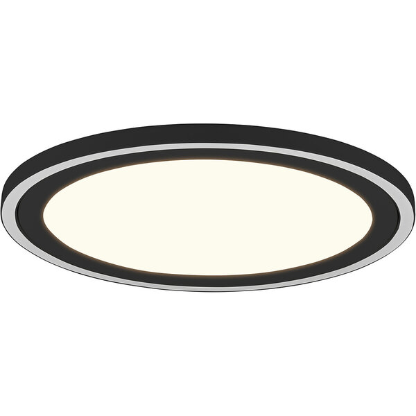 HLW LED LED Plafondlamp - Plafondverlichting - Trion Coman - 29W - Warm Wit 3000K - Rond - Mat Zwart - Kunststof HLW LED LED Plafondlamp - Plafondverlichting - Trion Coman - 29W - Warm Wit 3000K - Rond - Mat Zwart - Kunststof