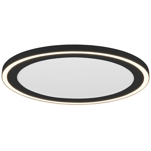HLW LED LED Plafondlamp - Plafondverlichting - Trion Coman - 29W - Warm Wit 3000K - Rond - Mat Zwart - Kunststof HLW LED LED Plafondlamp - Plafondverlichting - Trion Coman - 29W - Warm Wit 3000K - Rond - Mat Zwart - Kunststof