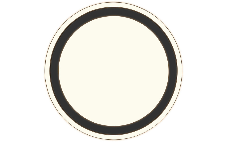 HLW LED LED Ceiling Lamp - Ceiling Lighting - Trion Coman - 29W - Warm White 3000K - Round - Matte Black - Plastic