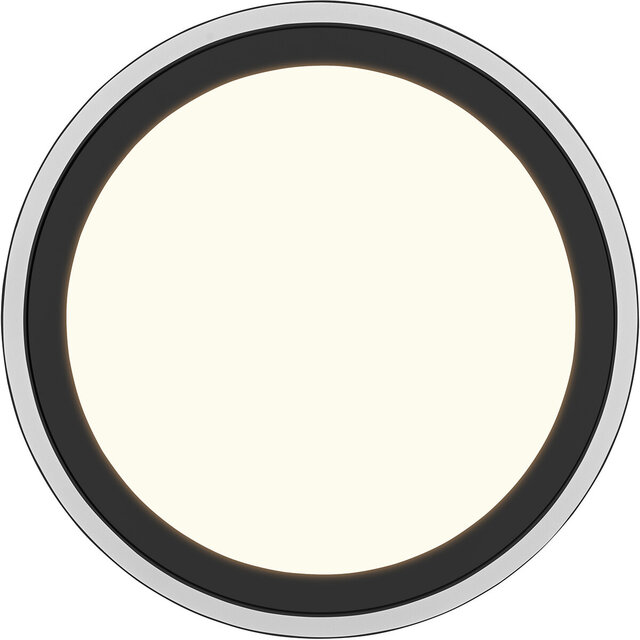 HLW LED LED Ceiling Lamp - Ceiling Lighting - Trion Coman - 29W - Warm White 3000K - Round - Matte Black - Plastic