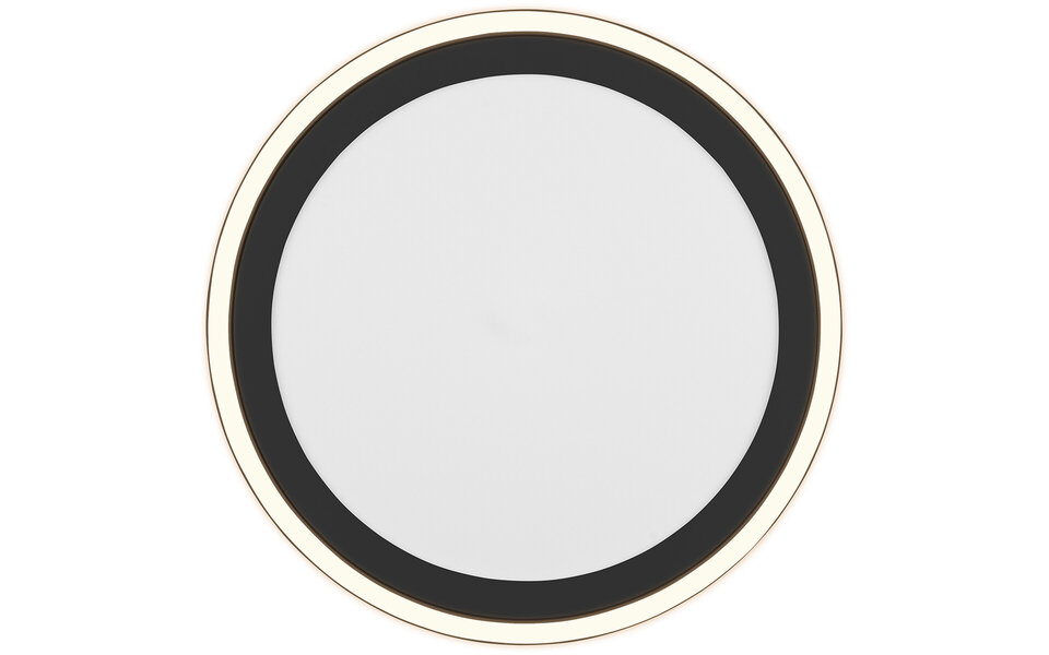 HLW LED LED Plafondlamp - Plafondverlichting - Trion Coman - 29W - Warm Wit 3000K - Rond - Mat Zwart - Kunststof HLW LED LED Plafondlamp - Plafondverlichting - Trion Coman - 29W - Warm Wit 3000K - Rond - Mat Zwart - Kunststof