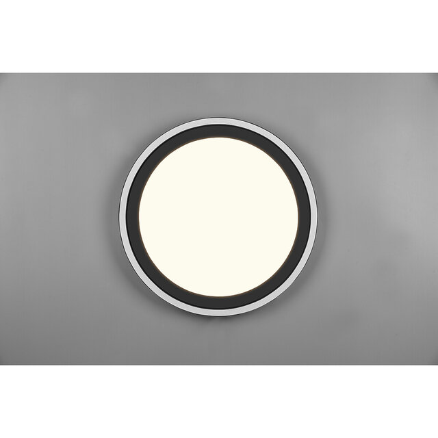 HLW LED LED Plafondlamp - Plafondverlichting - Trion Coman - 29W - Warm Wit 3000K - Rond - Mat Zwart - Kunststof HLW LED LED Plafondlamp - Plafondverlichting - Trion Coman - 29W - Warm Wit 3000K - Rond - Mat Zwart - Kunststof