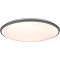 LED Plafondlamp - Plafondverlichting - Trion Lombis - 34W - Warm Wit 3000K - Dimbaar - Rond - Mat Titaan - Kunststof LED Plafondlamp - Plafondverlichting - Trion Lombis - 34W - Warm Wit 3000K - Dimbaar - Rond - Mat Titaan - Kunststof