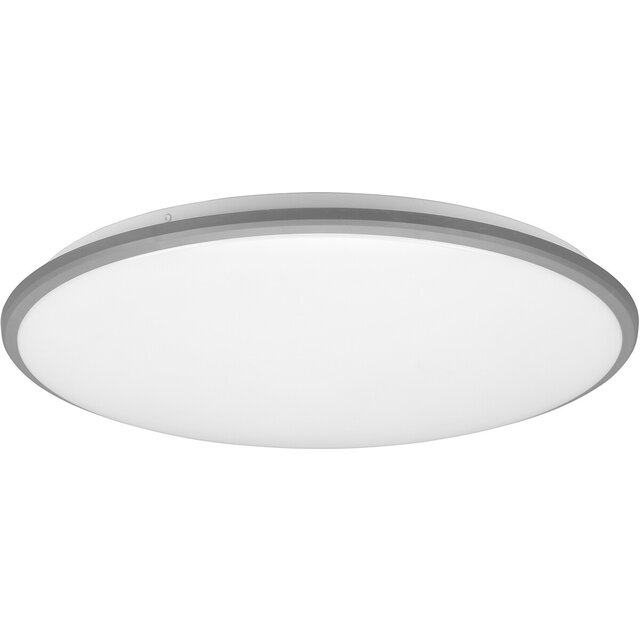 HLW LED LED Ceiling Lamp - Ceiling Lighting - Trion Lombis - 34W - Warm White 3000K - Dimmable - Round - Matte Titanium - Plastic
