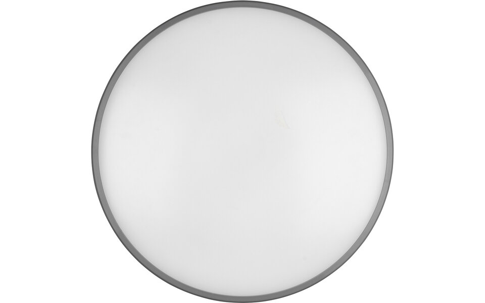 HLW LED LED Ceiling Lamp - Ceiling Lighting - Trion Lombis - 34W - Warm White 3000K - Dimmable - Round - Matte Titanium - Plastic