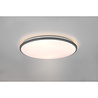 HLW LED LED Ceiling Lamp - Ceiling Lighting - Trion Lombis - 34W - Warm White 3000K - Dimmable - Round - Matte Titanium - Plastic
