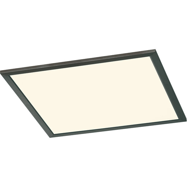 HLW LED LED Plafondlamp - Plafondverlichting - Trion Povino - 26W - Warm Wit 3000K - Dimbaar - Vierkant - Mat Zwart - Aluminium HLW LED LED Plafondlamp - Plafondverlichting - Trion Povino - 26W - Warm Wit 3000K - Dimbaar - Vierkant - Mat Zwart - Aluminium