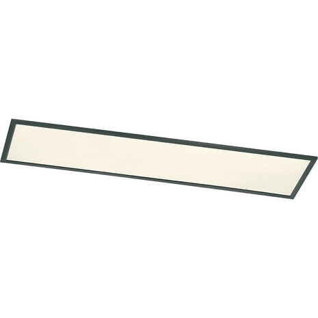 LED Plafondlamp - Plafondverlichting - Trion Povino - 31W - Warm Wit 3000K - Dimbaar - Rechthoek - Mat Zwart - Aluminium LED Plafondlamp - Plafondverlichting - Trion Povino - 31W - Warm Wit 3000K - Dimbaar - Rechthoek - Mat Zwart - Aluminium