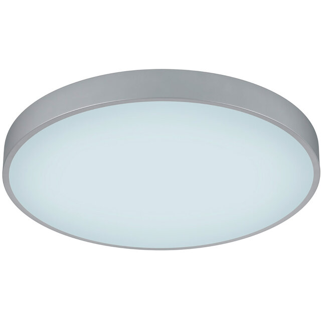 HLW LED LED Ceiling Light - Trion Oka - Adjustable Color - Dimmable - Round - Titanium - Metal