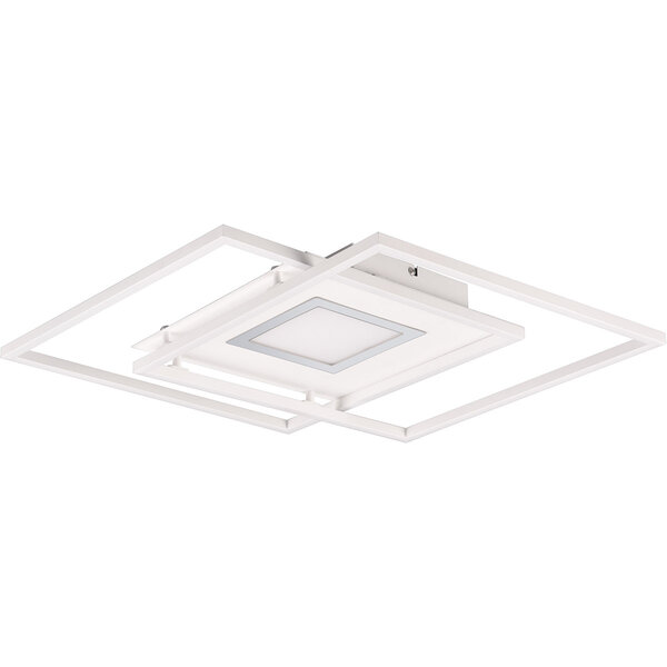 HLW LED LED Plafondlamp - Plafondverlichting - Trion Avia - 36W - Aanpasbare Kleur - Afstandsbediening - Dimbaar - Mat Wit - Aluminium HLW LED LED Plafondlamp - Plafondverlichting - Trion Avia - 36W - Aanpasbare Kleur - Afstandsbediening - Dimbaar - Mat Wit - Aluminium