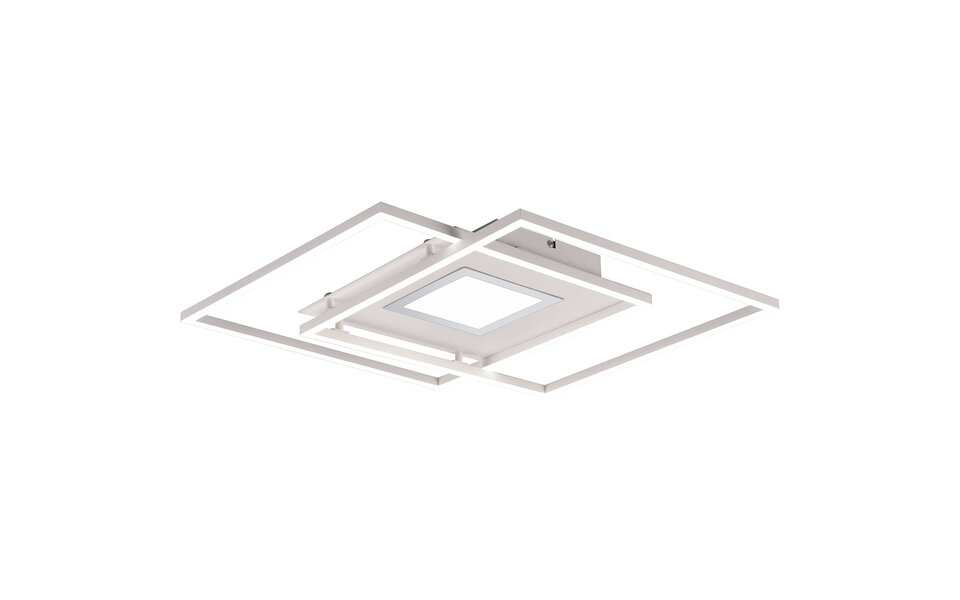 HLW LED LED Plafondlamp - Plafondverlichting - Trion Avia - 36W - Aanpasbare Kleur - Afstandsbediening - Dimbaar - Mat Wit - Aluminium