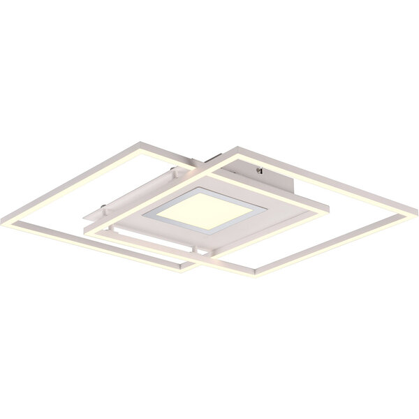 HLW LED LED Plafondlamp - Plafondverlichting - Trion Avia - 36W - Aanpasbare Kleur - Afstandsbediening - Dimbaar - Mat Wit - Aluminium HLW LED LED Plafondlamp - Plafondverlichting - Trion Avia - 36W - Aanpasbare Kleur - Afstandsbediening - Dimbaar - Mat Wit - Aluminium