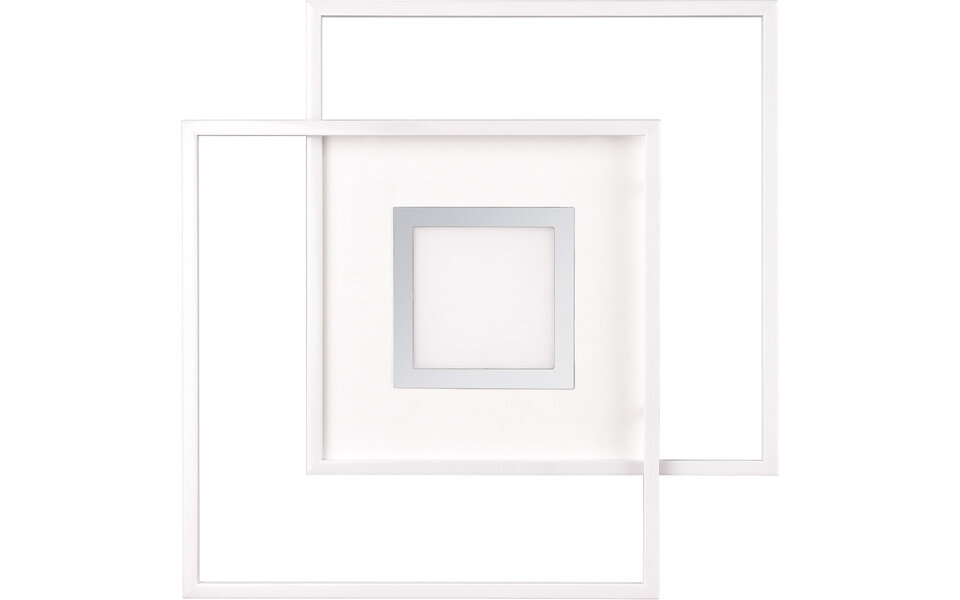 HLW LED LED Plafondlamp - Plafondverlichting - Trion Avia - 36W - Aanpasbare Kleur - Afstandsbediening - Dimbaar - Mat Wit - Aluminium