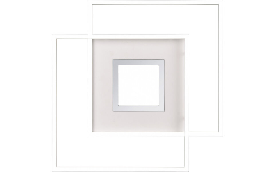 HLW LED LED Plafondlamp - Plafondverlichting - Trion Avia - 36W - Aanpasbare Kleur - Afstandsbediening - Dimbaar - Mat Wit - Aluminium