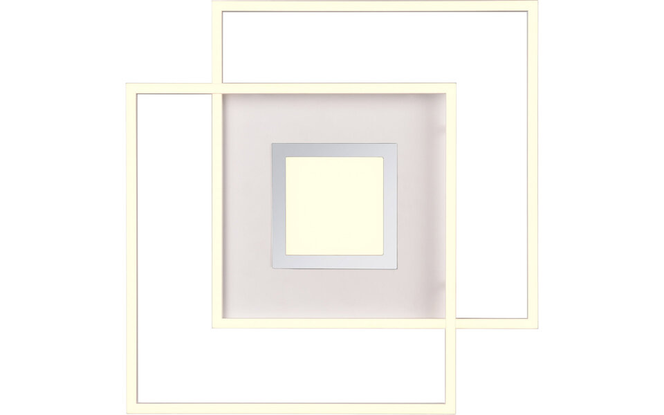 HLW LED LED Ceiling Lamp - Ceiling Lighting - Trion Avia - 36W - Adjustable Color - Remote Control - Dimmable - Matte White - Aluminum