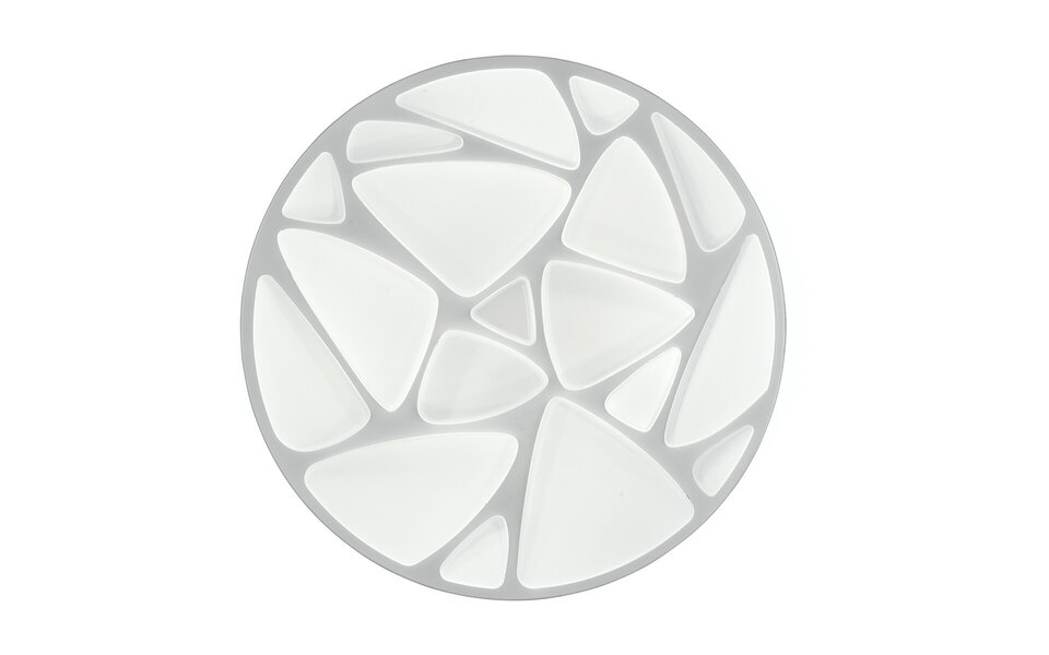 HLW LED LED Plafondlamp - Plafondverlichting - Trion Stroma - 16W - Dimbaar - Aanpasbare Lichtkleur - Afstandsbediening - Rond - Mat Wit - Kunststof