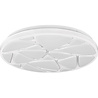 HLW LED LED Ceiling Lamp - Ceiling Lighting - Trion Stroma - 16W - Dimmable - Adjustable Light Color - Remote Control - Round - Matte White - Plastic