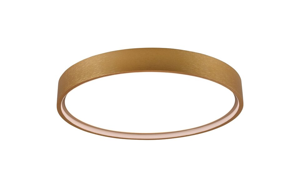 HLW LED LED Ceiling Lamp - Ceiling Lighting - Trion Dile - 29W - Adjustable Light Color - Round - Matte Brass - Metal