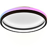 Trion Kio LED plafondlamp RGBW dimbaar mat zwart Verlichting per ruimte