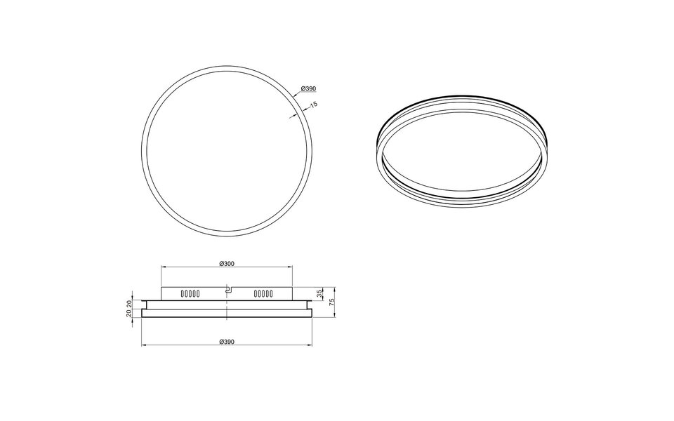 HLW LED LED Plafondlamp - Plafondverlichting - Trion Kio - 18W - RGBW - Dimbaar - Aanpasbare Kleur - Afstandsbediening - Rond - Mat Zwart - Metaal