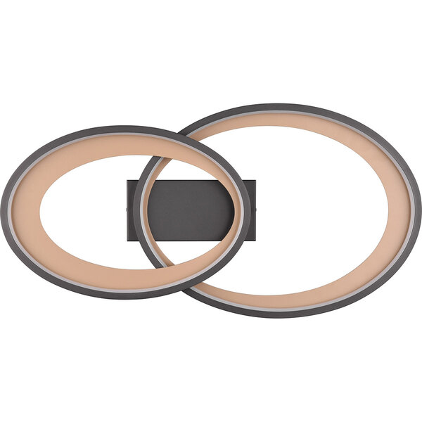 HLW LED LED Plafondlamp - Plafondverlichting - Trion Gela - 25W - Warm Wit 3000K - Rond - Zwart Goud - Metaal HLW LED LED Plafondlamp - Plafondverlichting - Trion Gela - 25W - Warm Wit 3000K - Rond - Zwart Goud - Metaal