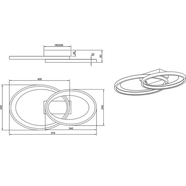 HLW LED LED Plafondlamp - Plafondverlichting - Trion Gela - 25W - Warm Wit 3000K - Rond - Zwart Goud - Metaal