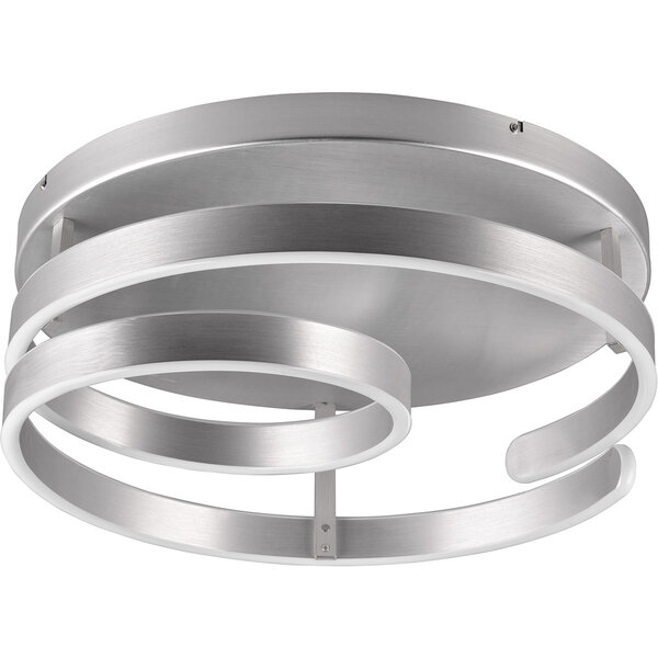 HLW LED LED Plafondlamp - Trion Renie - 58W - Warm Wit 3000K - Dimbaar - Rond - Geborsteld Aluminium - Metaal HLW LED LED Plafondlamp - Trion Renie - 58W - Warm Wit 3000K - Dimbaar - Rond - Geborsteld Aluminium - Metaal