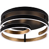 LED Plafondlamp Trion Renie 58W Dimbaar 3000K Zwart-Goud LED Plafondlamp Trion Renie 58W Dimbaar 3000K Zwart-Goud