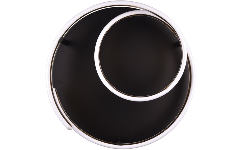 HLW LED LED Plafondlamp - Trion Renie - 58W - Warm Wit 3000K - Dimbaar - Rond - Zwart Goud - Metaal