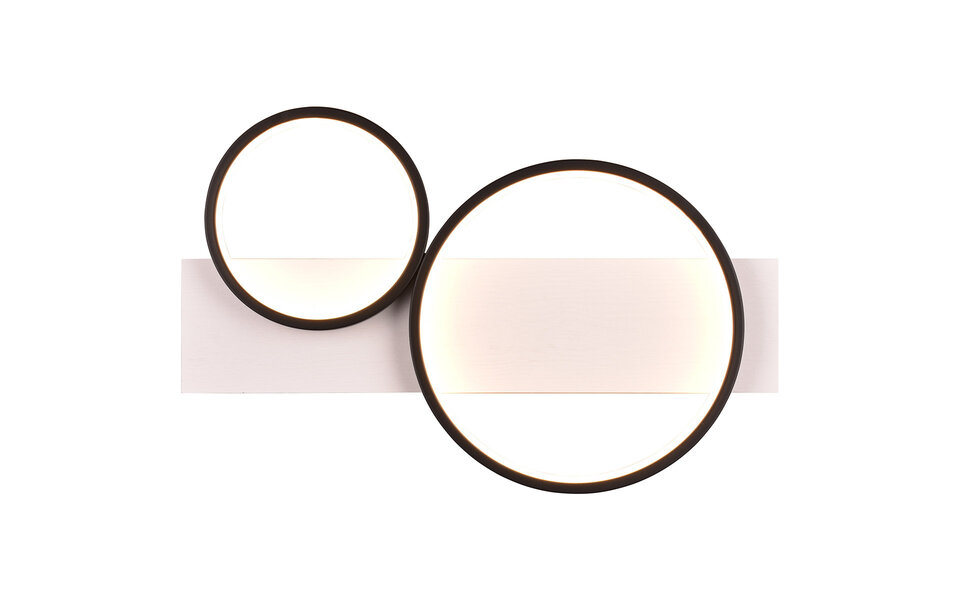 HLW LED LED Ceiling Light - Trion Rameda - 26W - Warm White 3000K - Dimmable - Rectangular Round - Matte Black - Metal HLW LED LED Ceiling Light - Trion Rameda - 26W - Warm White 3000K - Dimmable - Rectangular Round - Matte Black - Metal
