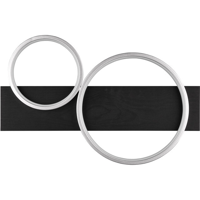 rond dimbare LED plafondlamp in titaan met 26W vermogen en warm wit licht van 3000K rond dimbare LED plafondlamp in titaan met 26W vermogen en warm wit licht van 3000K