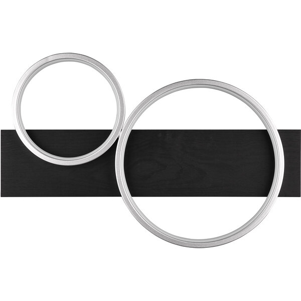 HLW LED LED Plafondlamp - Trion Rameda - 26W - Warm Wit 3000K - Dimbaar - Rechthoek Rond - Titaan - Metaal HLW LED LED Plafondlamp - Trion Rameda - 26W - Warm Wit 3000K - Dimbaar - Rechthoek Rond - Titaan - Metaal