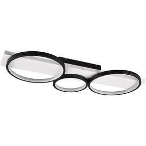 Trion Rameda LED plafondlamp 33W 3800lm dimbaar mat zwart Trion Rameda LED plafondlamp 33W 3800lm dimbaar mat zwart