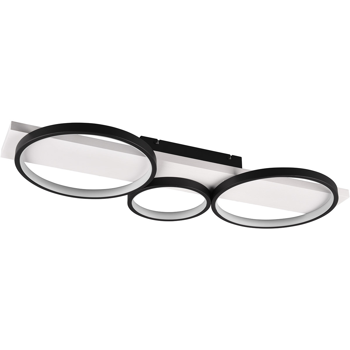LED Ceiling Light 33W - Dimmable Round Black & White Light