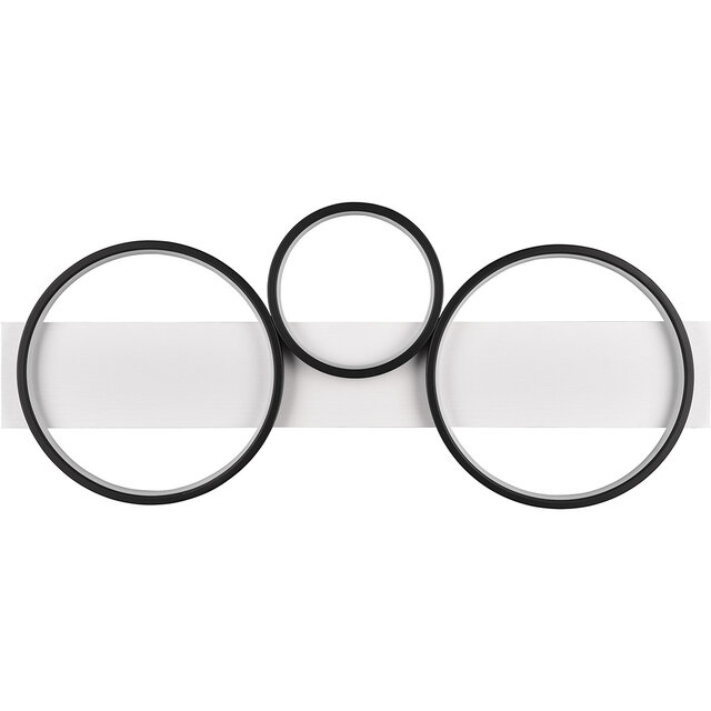 mat zwarte ronde LED plafondlamp 33W 3800 lumen warm wit licht dimbaar mat zwarte ronde LED plafondlamp 33W 3800 lumen warm wit licht dimbaar