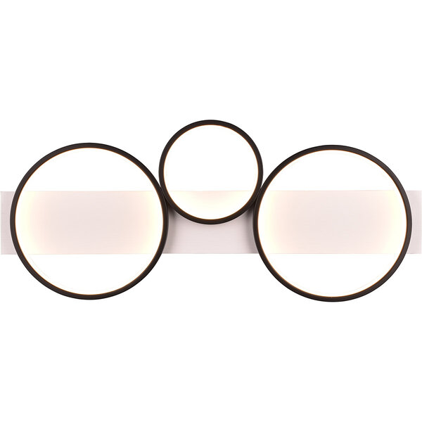 HLW LED LED Plafondlamp - Trion Rameda - 33W - Warm Wit 3000K - Dimbaar - Rechthoek Rond - Mat Zwart - Metaal HLW LED LED Plafondlamp - Trion Rameda - 33W - Warm Wit 3000K - Dimbaar - Rechthoek Rond - Mat Zwart - Metaal