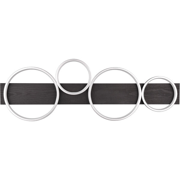 HLW LED LED Plafondlamp - Trion Rameda - 44W - Warm Wit 3000K - Dimbaar - Rechthoek Rond - Titaan - Metaal HLW LED LED Plafondlamp - Trion Rameda - 44W - Warm Wit 3000K - Dimbaar - Rechthoek Rond - Titaan - Metaal