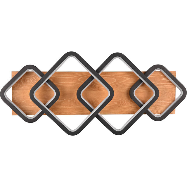 ronde witte LED plafondlamp 36W dimbaar warm wit licht 3000K 4200 lumen