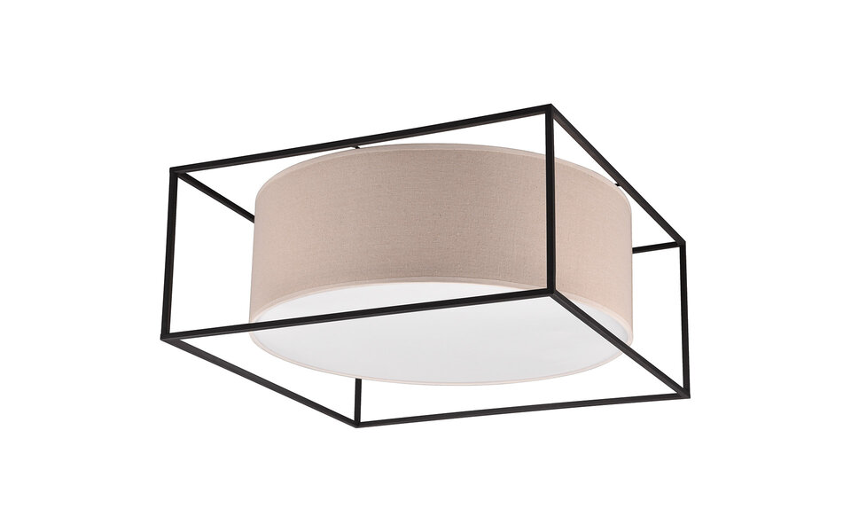 HLW LED LED Plafondlamp - Plafondverlichting - Trion Rocky - E27 Fitting - 3-lichts - Industrieel - Mat Zwart - Metaal HLW LED LED Plafondlamp - Plafondverlichting - Trion Rocky - E27 Fitting - 3-lichts - Industrieel - Mat Zwart - Metaal