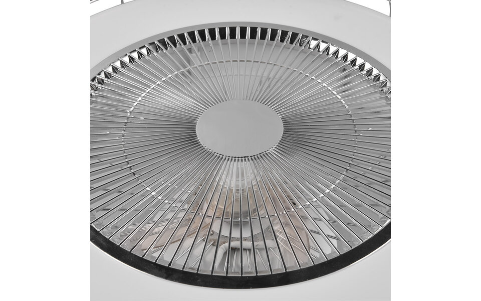 HLW LED LED Plafondlamp met Ventilator - Plafondventilator - Trion Ford - 30W - Aanpasbare Kleur - Afstandsbediening - Dimbaar - Rond - Chroom - Metaal HLW LED LED Plafondlamp met Ventilator - Plafondventilator - Trion Ford - 30W - Aanpasbare Kleur - Afstandsbediening - Dimbaar - Rond - Chroom - Metaal