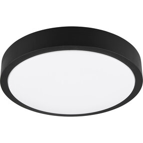 LED Plafondlamp Trion Osea Zwart Hout 24W Ø400 Dimbaar LED Plafondlamp Trion Osea Zwart Hout 24W Ø400 Dimbaar