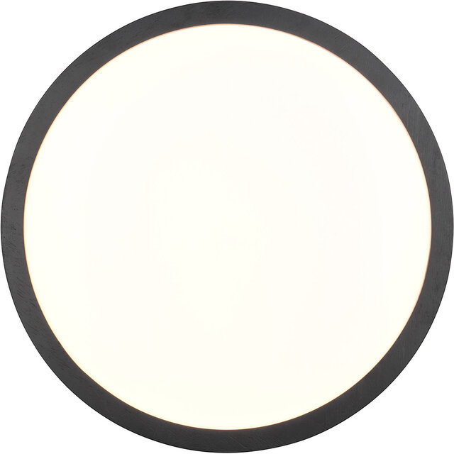 HLW LED LED Plafondlamp - Trion Osea - 24W - Warm Wit 3000K - Dimbaar - Zwart - Natuur Hout HLW LED LED Plafondlamp - Trion Osea - 24W - Warm Wit 3000K - Dimbaar - Zwart - Natuur Hout